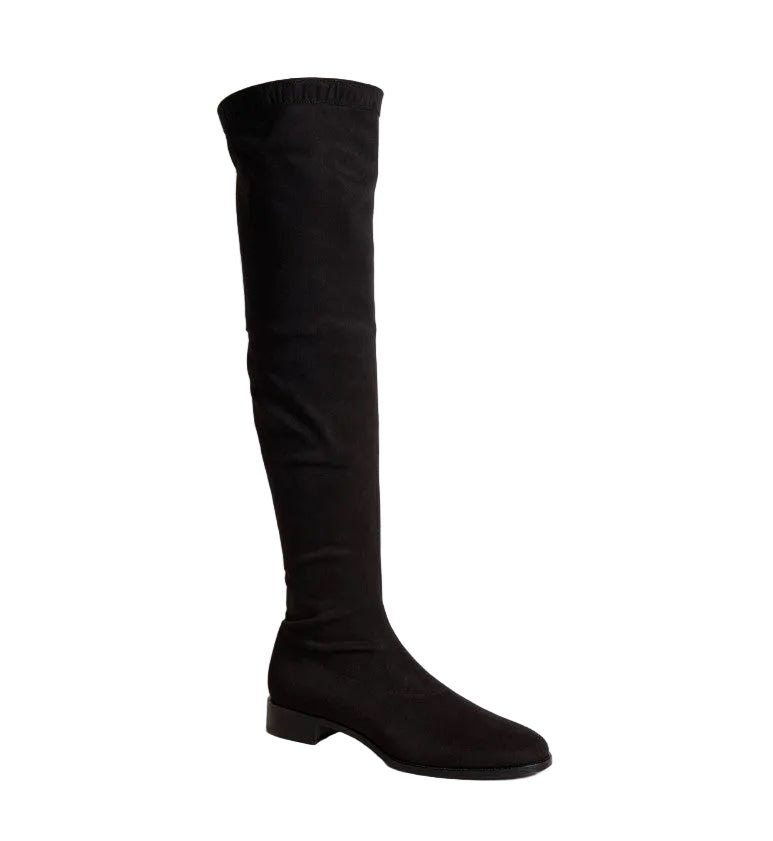 2141-7124 Camas Caffe Bruine Stretch laars over de knie