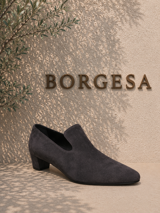 3149- 7130 Suede Donker Grijs