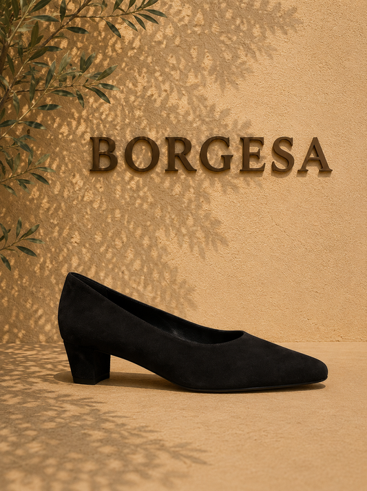3408-Suede Zwart